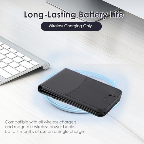 Gugxiom for MagSafe Wallet, Magnetic Wallet for Phone, Full Find My Functionality, 3000Gs Ultra-Strong Magnetism, Foldable Magnetic Phone for iPhone 17/16/15/14/13/12 Series