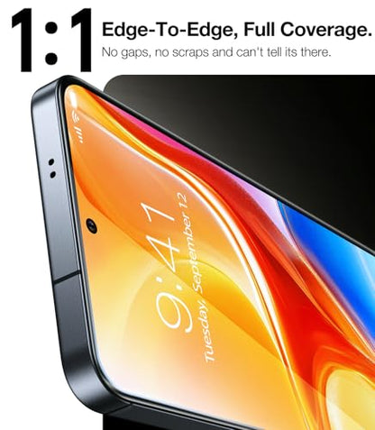 TORRAS for Samsung Galaxy S25 Ultra Privacy Screen Protector [Military-Grade 9H+ Aerospace Tempered Glass] [One-Pull Installation] Anti Spy Screen Protector Samsung Galaxy S25 Ultra 6.9″ (2 Pack) - size: Galaxy S25 Ultra（6.9 inch）