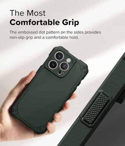Ringke for iPhone 16 Pro Max Case [Rugged Gear Magnetic Dark Green] - color: Magnetic Dark Green, size: iPhone 16 Pro Max