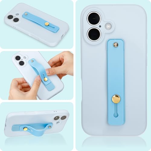 Weewooday 15 Pcs Phone Grip Strap Telescopic Finger Strap Stand,Blue - color: Blue