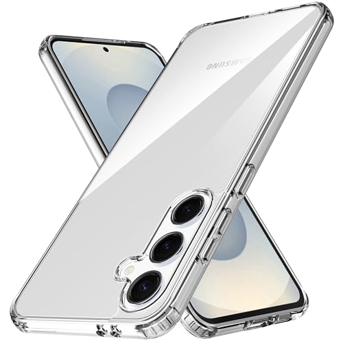 Anoowkoa Designed for Samsung Galaxy S25 Plus Case.Galaxy S25+ TPU Clear Cover Phone case（Anti Yellowing）[Military-Grade Shockproof ].Ultra-Thin .Drop-Proof（Clear） - color: Samsung Galaxy S25 Plus