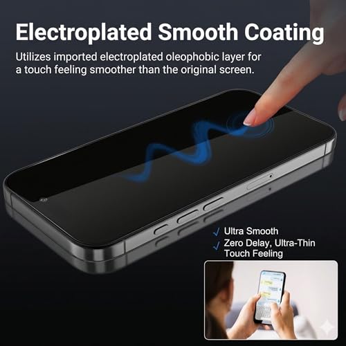 Screen Protector for iPhone 17 Air, 6.5-Inch, 2 Pack - size: iPhone 17 Air