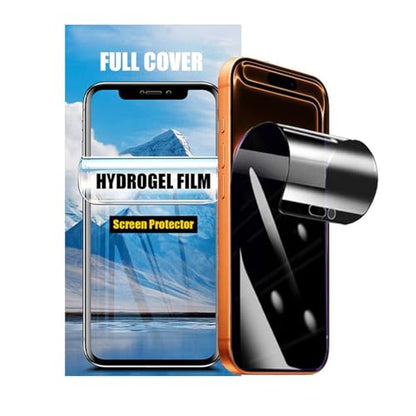 LOOKSEVEN 2 Pack Privacy Hydrogel Film For iPhone 17 Pro - size: iPhone 17 Pro