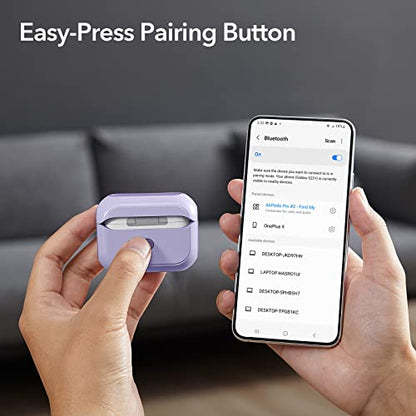 ESR for AirPods Pro 2 Case, Compatible with MagSafe, Purple - color: Purple, size: AirPods Pro 2&1 Case