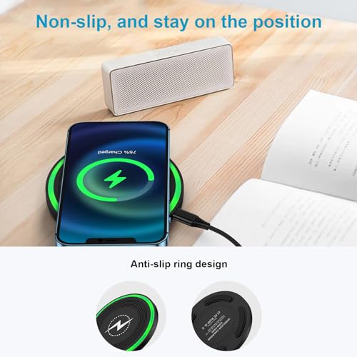 15W Wireless Charger for Samsung Galaxy Z Fold 8 7 6 5 4, Z Flip 8 7 FE 6 5
