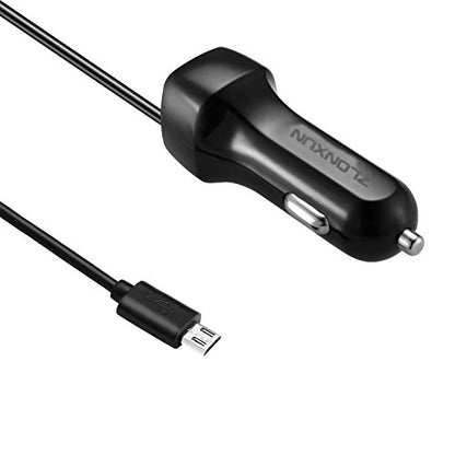 Car Charger with Micro USB Cable for Samsung Galaxy S7 Edge/A10/S6/J7/J8/J6/A9,LG K20/K30/G4/Stylo 3,Motorola X/Moto E7/E6/G5,HTC m9/m8,Other Micro USB Devices
