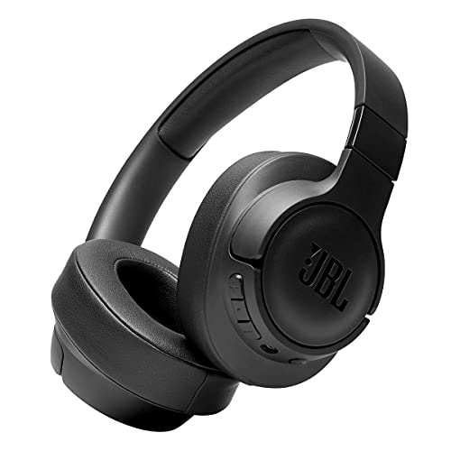 JBL Tune 710BT Wireless Over-Ear - Bluetooth Headphones with Microphone, 50H Battery, Hands-Free Calls, Portable (Black), Medium - color: Black, style: Headphones