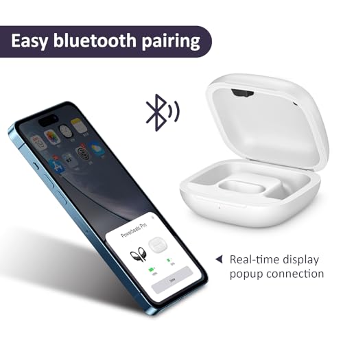 Replacement Charging Case Compatible for Powerbeats Pro, Charger Case with Bluetooth Pairing Sync Button, 700 mAh Built-in Battery, Capable of Charging 3 Times - color: Powerbeats Pro 1 White