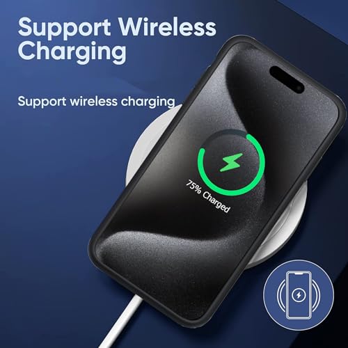 Battery Case for iPhone 15 Pro Max, 12000mAh High-Capacity Protective Rechargeable Extended Charger Cover Compatible with iPhone 15 Pro Max (6.7 inch) Wireless Charging Case Support Carplay - Black - size: iPhone 15 Pro Max