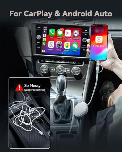 65W Fast Charging Retractable Cable, 5 in 1 Multi Charger for Car & Travel