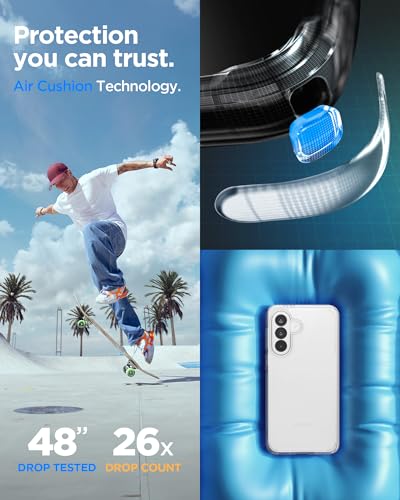 Spigen for Galaxy A37 5G Case, Ultra Hybrid [Anti-Yellowing] - Crystal Clear - color: Crystal Clear, size: Galaxy A37 5G