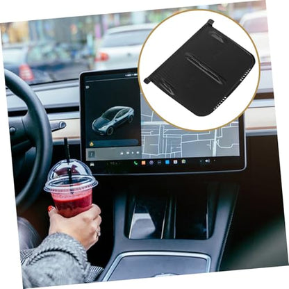 Charging Phone Pad for Skid Silicone Mat for Center Console Upgraded Design for Secure Charging and Interior Aesthetics Black