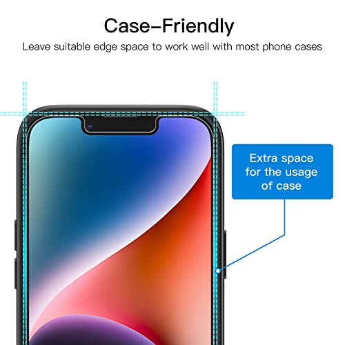 JETech Privacy Screen Protector for iPhone 14, 2-Pack - size: iPhone 14