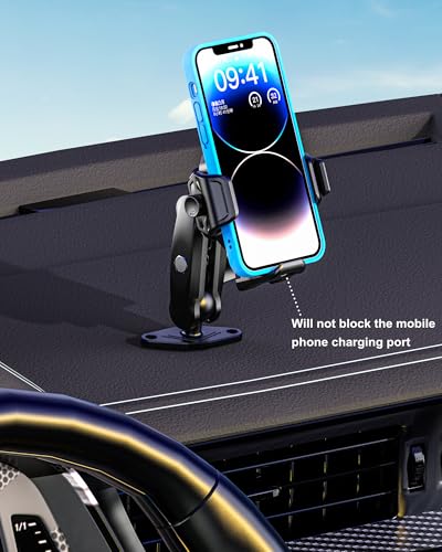 BRCOVAN Anti-Theft Phone Mount Holder with Vibration Dampener, 1s Locking