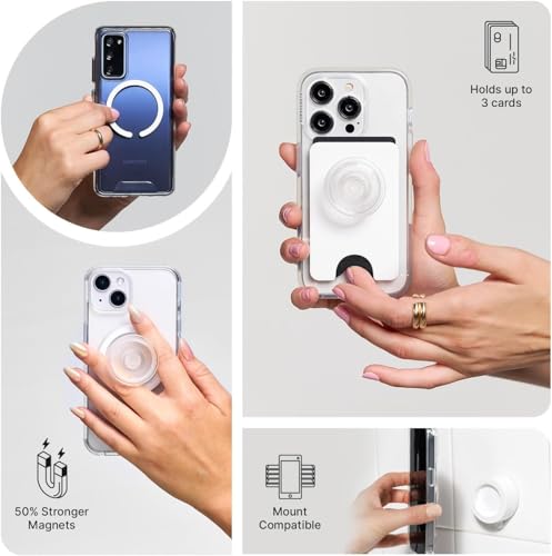 PopSockets Phone Grip for MagSafe, Magnetic Holder- Clay - color: Clay, style: MagSafe