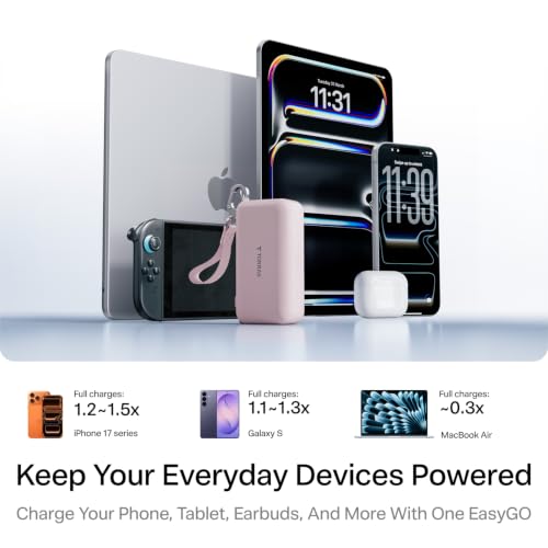 TORRAS PowerGo 3-in-1 45W Fast 10000mAh Power Bank for iPhone 18 Pro Max