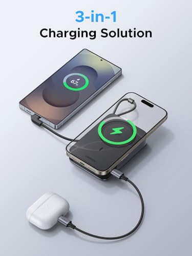 UGREEN 10000mAh Qi2 15W Magnetic Power Bank PD 30W for iPhone 18 Pro
