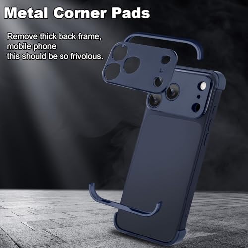 Phone Case Crafted for iPhone 17 Pro Max.Dark Blue - color: Dark-blue, size: iPhone 17 Pro Max