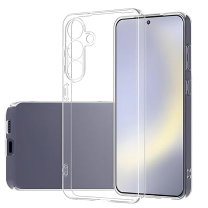 TENOC Phone Case for Samsung Galaxy S25+ Plus, Clear Case Shockproof Protective Bumper Slim Cover - color: Clear, size: S25 Plus