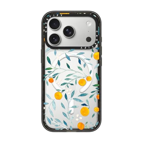 CASETiFY for iPhone 17 Pro Case - Impact Compatible with MagSafe | 8.2 ft. 4x Military Grade Drop Protection | Orange Mania | Black - color: Orange Mania, size: Iphone 17 Pro (6.3")