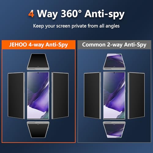 4 Way Matte Privacy Screen Protector for Samsung Galaxy Note 20 Ultra - size: Galaxy Note 20 Ultra
