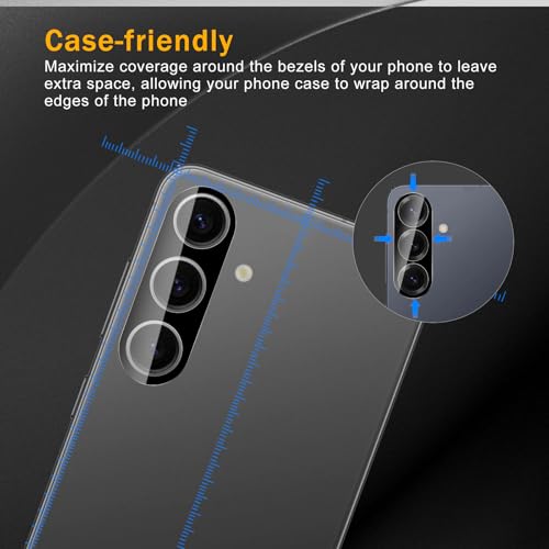 3 Pack Camera Lens Protector for Samsung Galaxy S24 - size: Galaxy S24