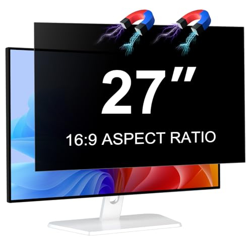 Magnetic Computer 27 Inch Privacy Screen for 16:9 Aspect Ratio - size: Computer Monitor 27Inch-1Pack