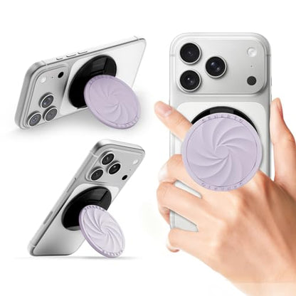 ORNARTO Vortuxe for MagSafe Phone Grip with Kickstand, Purple - color: Purple