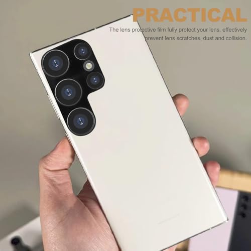 Luxshiny 4pcs Ultra Tempered Camera Lens Protector for Compatible Ultra Anti-scratch Film with High Hardness and Adhesive Easy Installation Lens Protection Cover