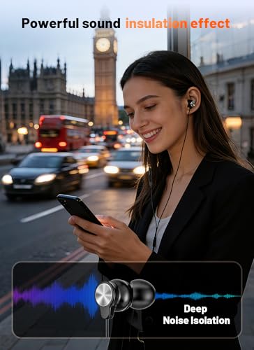 USB C Headphones for iPhone 17/16/15,Wired Earbuds USB C for Galaxy S26 25 - size: 1 Pack