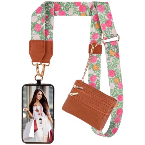 XANGNIER Clip and Go Strap for Phone with Wallet Crossbody,Multicolor 27 - color: Multicolor 27