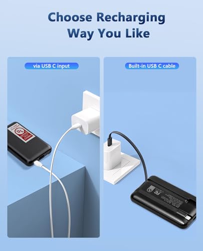 Miady 4-Pack Bulk 5000mAh + 20000mAh Portable Chargers