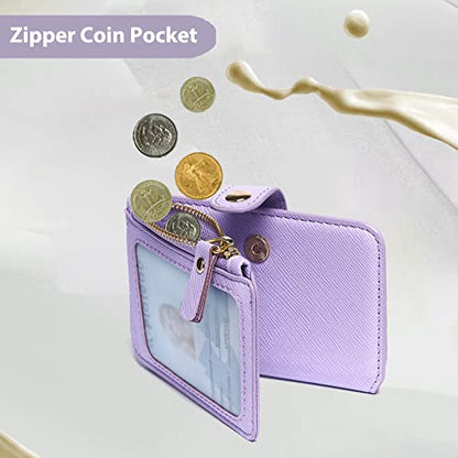 M-Plateau RFID Blocking Phone Wallet Stick On,Credit Card Holder for Women | Card Holder for Phone case Stick on Attachable Credit Card Holder for Phone (Compatible with Most Smartphones) (Purple) - color: Purple