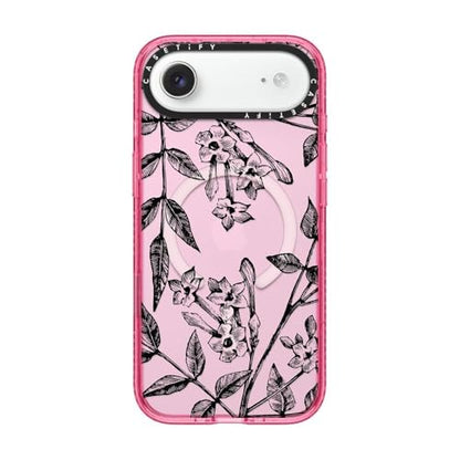 CASETiFY for iPhone Air Case - Impact Compatible with MagSafe | 8.2 ft. 4x Military Grade Drop Protection | Botanical Jasmine | Pink - color: Botanical Jasmine, size: Iphone Air (6.5")