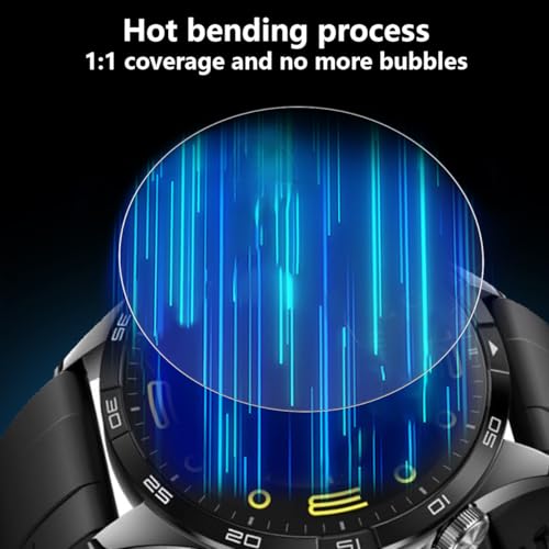 3 Pack Tempered Glass for Huawei Watch GT 4 46mm Screen Protector, 9H Hardness Anti Scratch, Impact-Protection, HD Clear Film, Screen Protector for Huawei Watch GT 4 46mm - size: for Huawei Watch GT 4 46mm