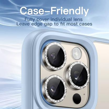 JETech Camera Lens Protector for iPhone 16 Pro/16 Pro Max, Natural Titanium - color: Natural Titanium