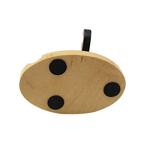 Cute Deer Cell Phone Holder Stand Wooden Smartphone Desk Holder for All Mobile Phones Animal Phone Stand Desk Ornament - color: deer