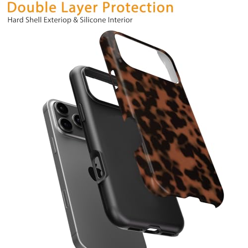 for iPhone 17 Pro Case Tortoise Shell Cute Design | [Military Grade Protection], 8FT Drop Resistant Shockproof Heavy Duty Phone Case Cover Women Men for iPhone 17 Pro 6.3” - size: iPhone 17 Pro