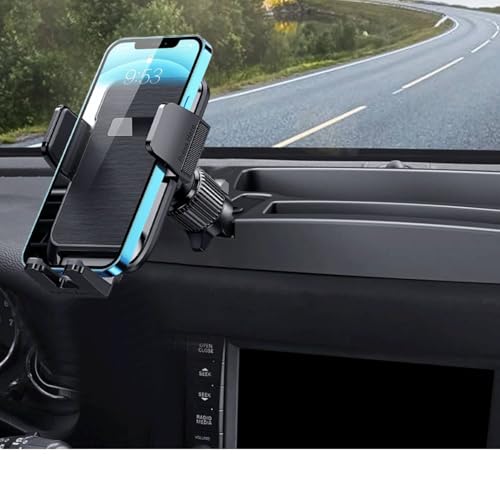 Qifutan Phone Mount for Car Vent [Upgraded Metal Clip] Cell Phone Holder Car Hands Free Cradle in Vehicle Car Phone Holder Mount for Smartphone, iPhone, Cell Phone Automobile Cradles Universal