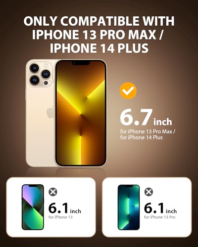 2 Pack Privacy Screen Protector for iPhone 13 Pro Max (2021)/14 Plus - size: for iPhone 13 Pro Max - 6.7 inch