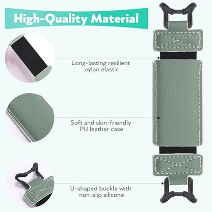 Secure Hand Strap for Kindle and Tablet - High Elasticity Finger Grip Holder Accessories for 6-8 Inches E-Book Tablet. - color: Green