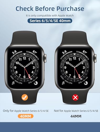 [8 Pack] Screen Protector for Apple Watch 40mm SE Series 6/5/4 Anti-Scratch,iWatch Self-Healing Soft TPU,Bubble-Free,HD Clear Soft Watch Film,Touch Sensitive,Ultra-thin for iWatch Accessories - size: 40mm SE/Series 6/5/4