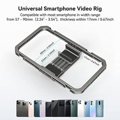 SmallRig Universal Smartphone Video Rig for iPhone 18 17 16 15 14-2791B - style: Cage