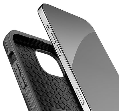 ENCASED Shockproof Case Compatible with iPhone 16 - Ultra Protective Heavy Duty Magnetic Phone Cover, Rebel Series (Black, iPhone 15 Plus) - color: Black, size: iPhone 15 Plus