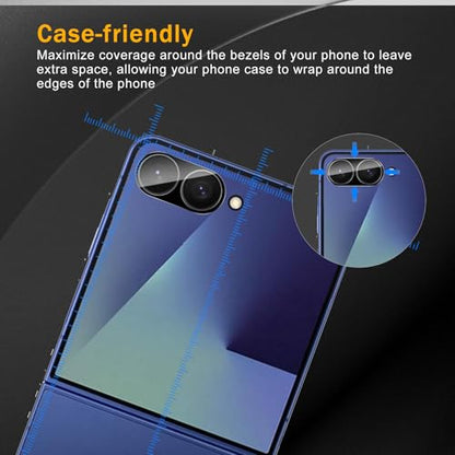 3 Pack Camera Lens Protector for Samsung Galaxy Z Flip 7 - size: Galaxy Z Flip 7