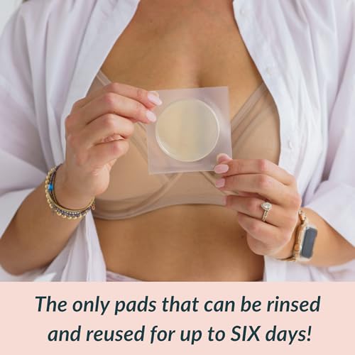 Ameda ComfortGel HydroGel Nursing Pads | Cooling | Reusable | 2 Pair - size: 4 Count