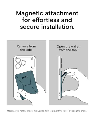 MOFT Magnetic Wallet Stand Compatible with iPhone 17/16/15/14/13/12 Series, Angle Adjustment & Magsafe Compatible MOVAS Phone Stand,Jungle - color: Jungle, size: Standard