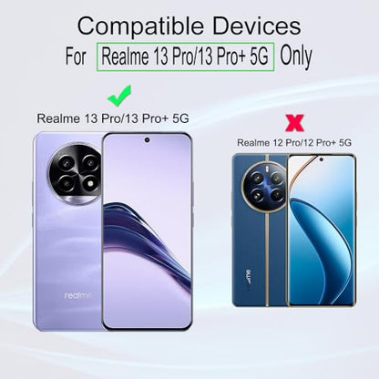 Ibywind for Realme 13 Pro/13 Pro+ 5G Screen Protector,2-Pack,Hydrogel Film with Camera Lens Protector,Easy Installation Tool,Bubble-Free,Fingerprint Unlock Compatible,Anti-Shatter,Anti-Scratch