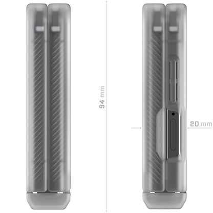 Ghostek Covert Clear Galaxy Z Flip7 Case with Built-in Kickstand, MagSafe and Full Hinge Protection Designed for 2025 Samsung Galaxy Flip 7 (6.9") (Clear Matte) - color: Clear Matte, size: Galaxy Z Flip 7