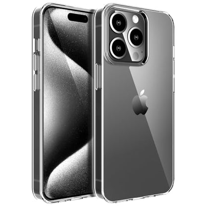 Silicone Clear iPhone 15 Pro Max Case,Ultra Thin with Comfort Grip | Soft Slim-Fit TPU iPhone 15 Pro Max Phone Cover,Non-Slip,Shockproof Protection,Scrath-Resistant - size: iPhone 15 pro max case